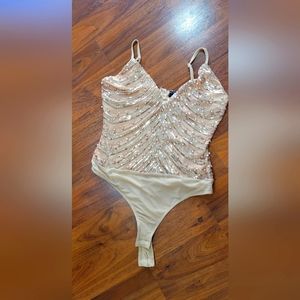 Sequin and Peral Bodysuit